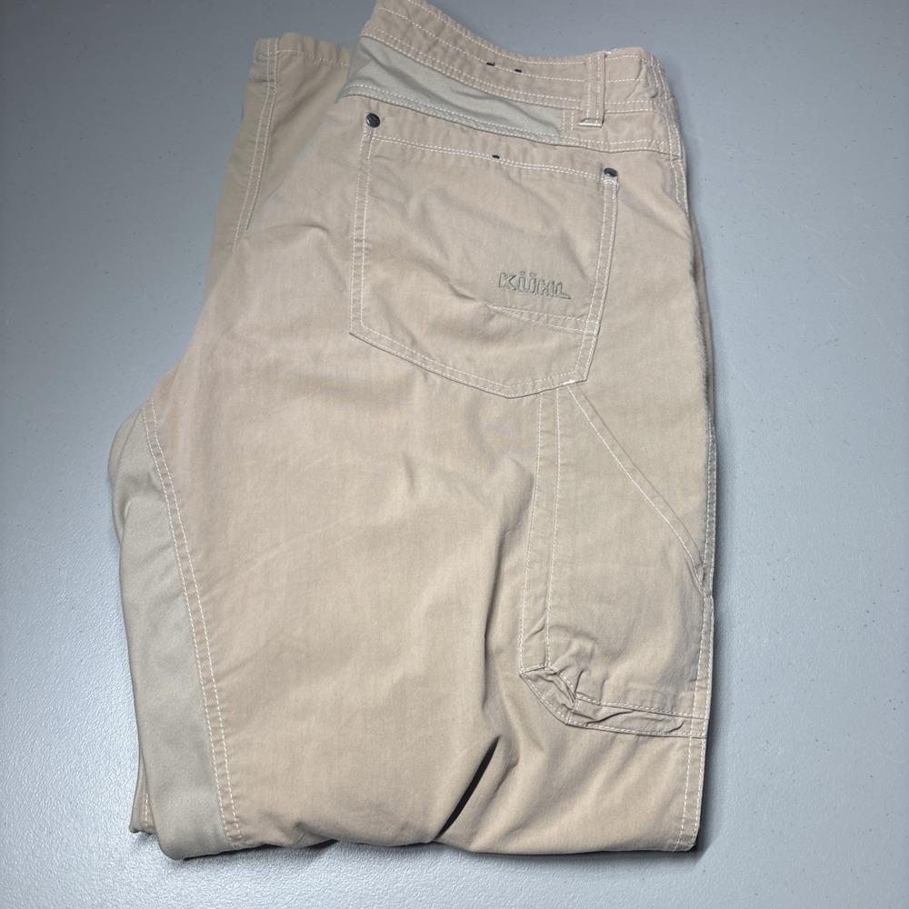 KUHL Radikl Hiking Pants Mens 36x30 Tan Khaki Stretch Technical Outdoor 5109